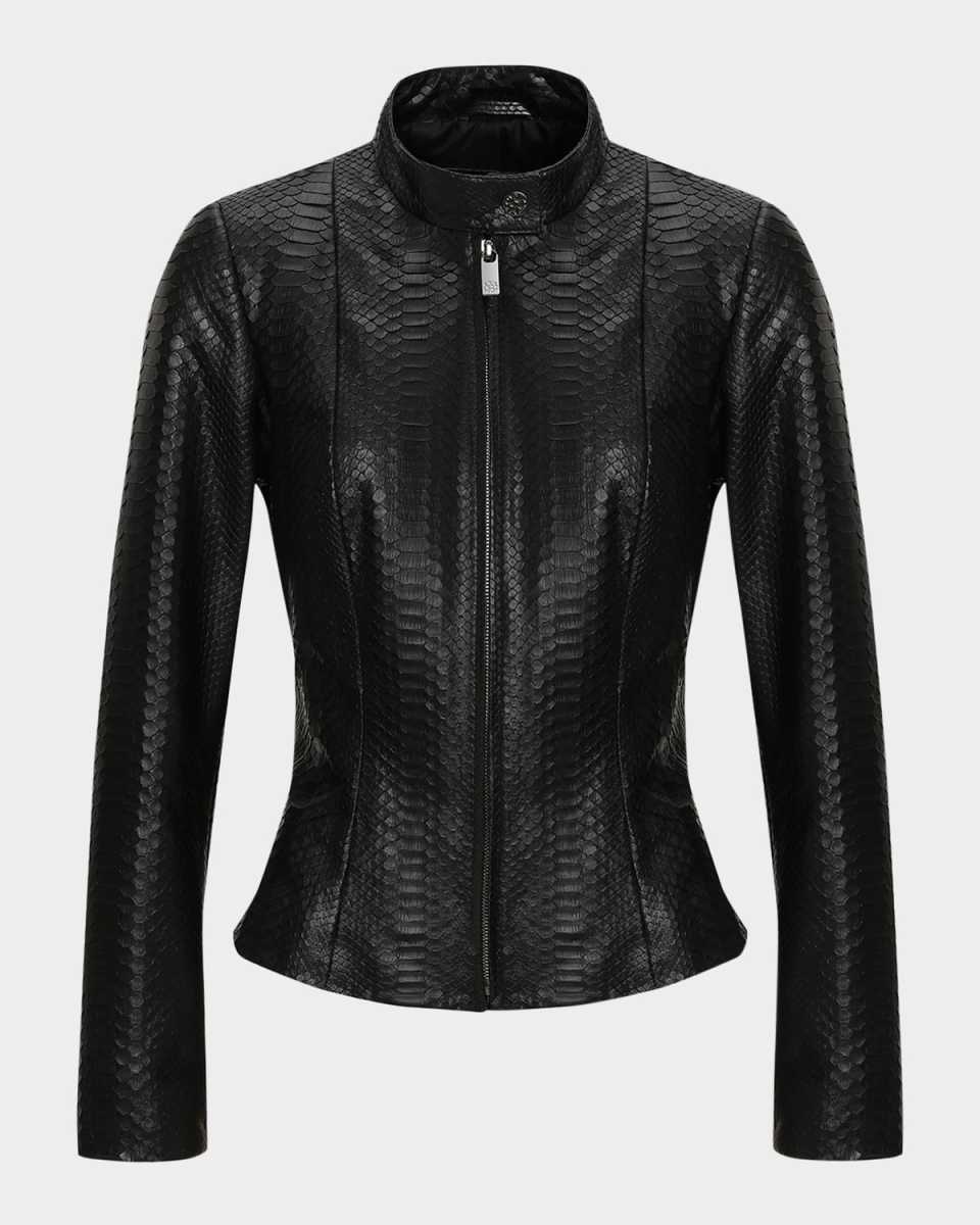 Fitted Python Jacket